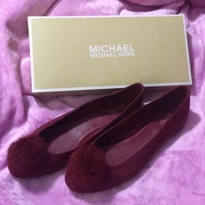 Michael Kors mulberry ballet slippers